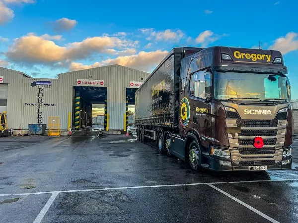 Truck parking lot Purfleet Truck Park in Grays