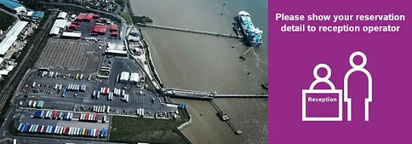 Truck parking lot Purfleet Truck Park in Grays