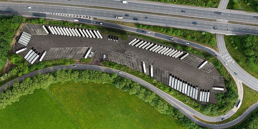 Area di parcheggio per autocarri Secland Group Road Site 3 Hinckley