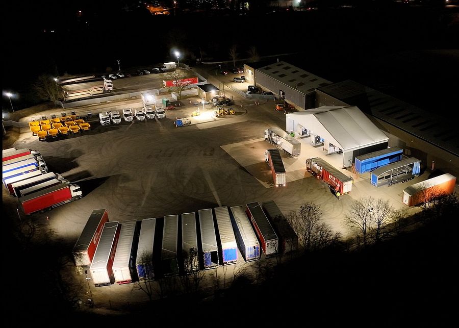 Area di parcheggio per autocarri EFM Traction Limited Daventry