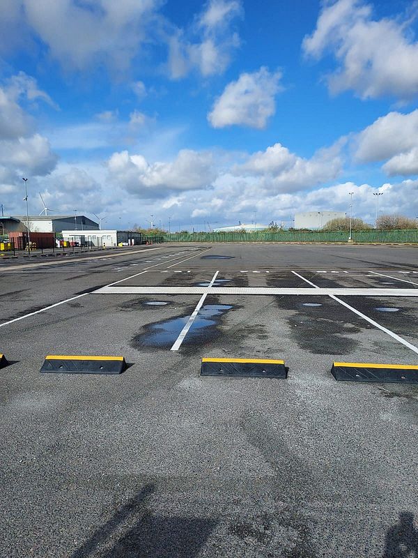 Truck parking lot Goldstar Truck Stop in Tilbury