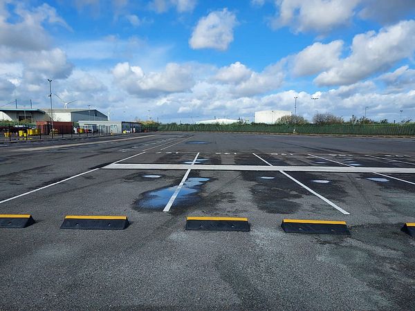 Truck parking lot Goldstar Truck Stop in Tilbury