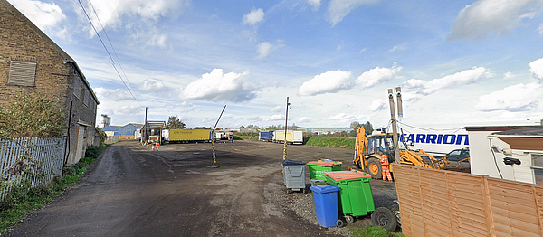 Truck parking lot Mervo Trans in Sittingbourne