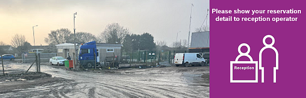 Truck parking lot BRG Transeurope Truck Park in Sheerness