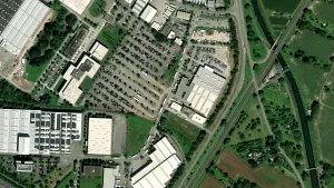 Parkareal Bosch in Karlsruhe