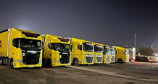 Truck parking lot EU Truckstop Ltd. in Swanscombe