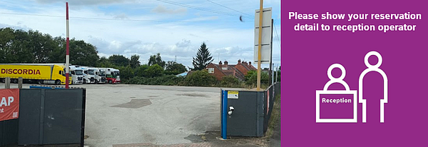 Area di parcheggio per autocarri Oakamoor Café 2023 Burton upon Trent