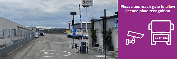 Parkareal Autohof Kolb Security in Sinsheim