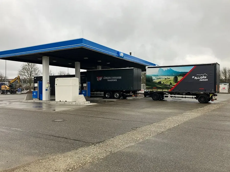 Parkareal Autohof in Schnelldorf