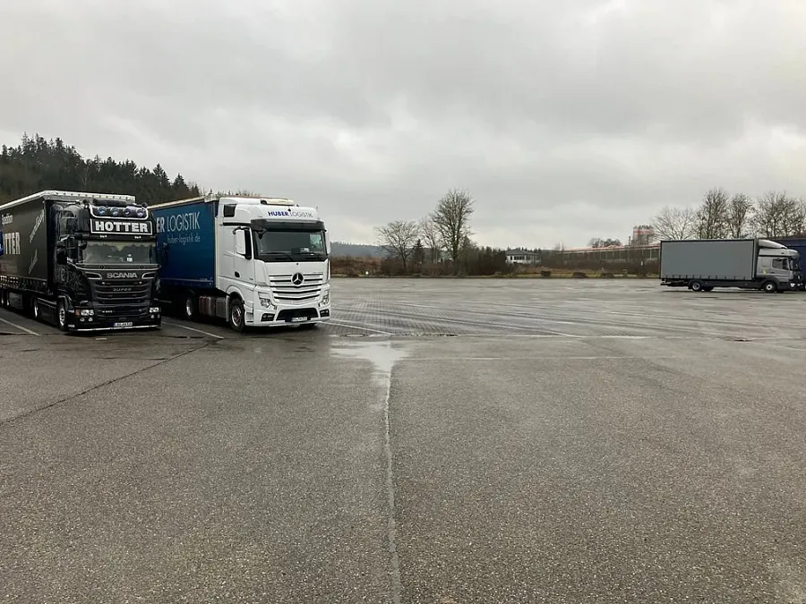 Parkareal Autohof in Schnelldorf