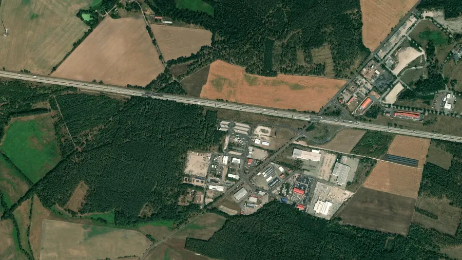 Parkareal Total Autohof Schopsdorf in Genthin