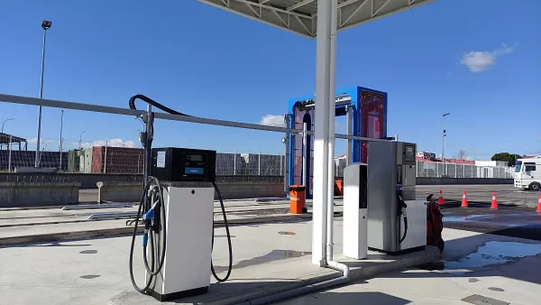 Truck parking lot MOEVE Truck Village PASSAC in Meco