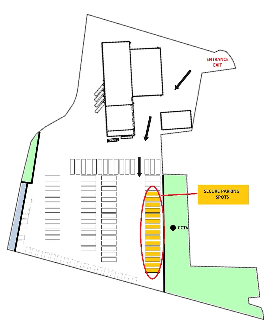 Truck parking lot Head Logistics BV in Melderslo
