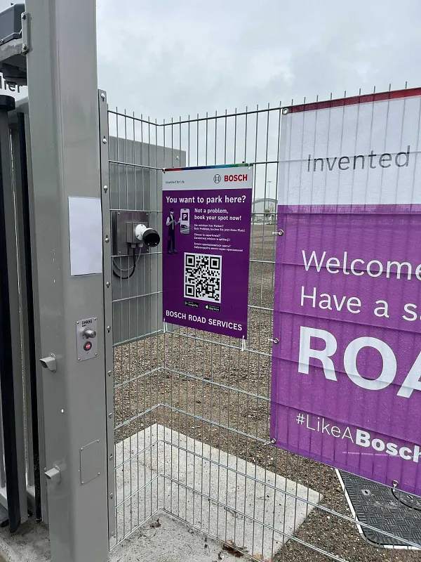 Area di parcheggio per autocarri Messe Karlsruhe Rheinstetten