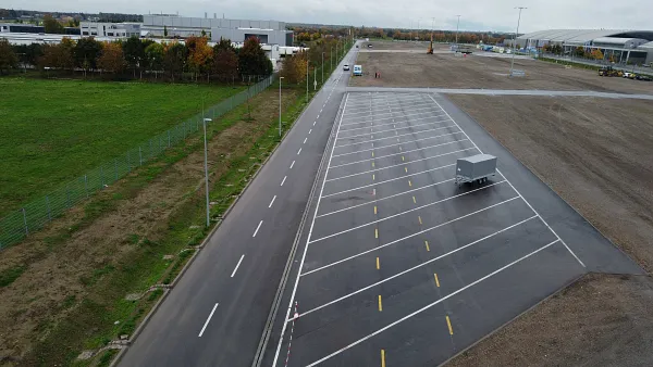 Area di parcheggio per autocarri Messe Karlsruhe Rheinstetten