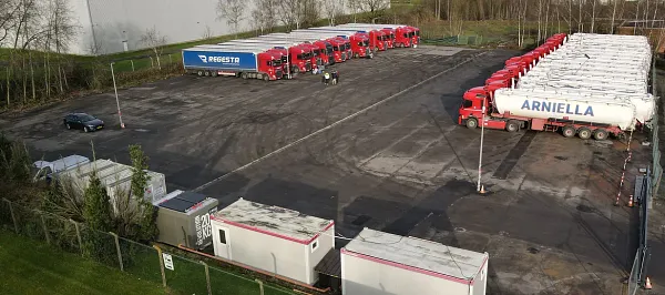 Zona de parcare pentru camioane Trucks în Seneffe