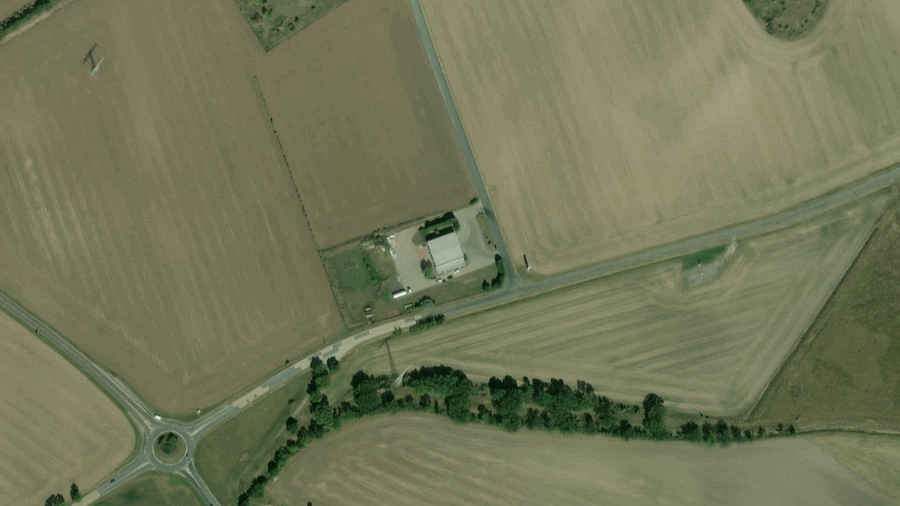 Area di parcheggio per autocarri LKW Silo Tankwaschcenter Staßfurt