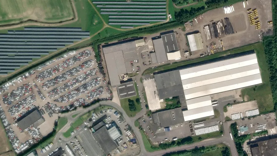 Truck parking lot NFS 360 Connect in Peterlee