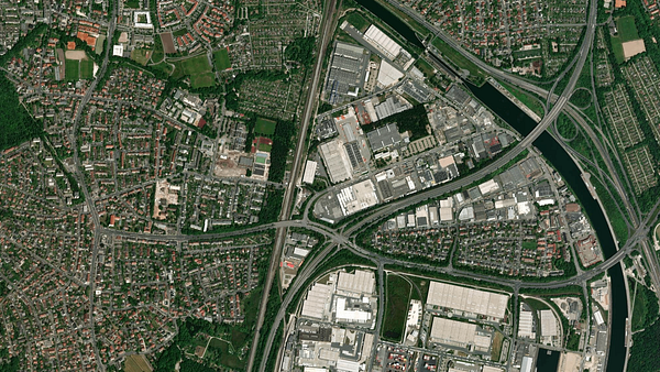 Area di parcheggio per autocarri Gebrüder Weiss Nürnberg