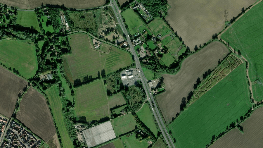 Area di parcheggio per autocarri Astwick Service Station Highway Stops Retail Ltd. Baldock