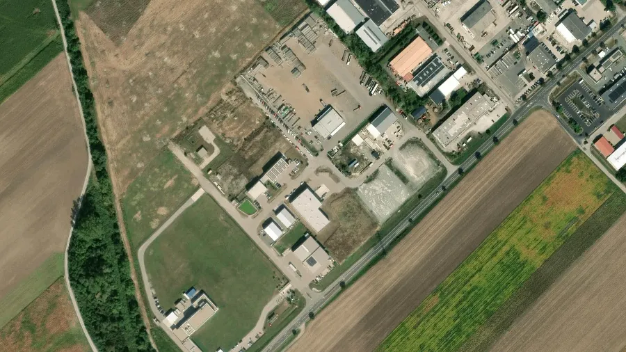 Truck parking lot Autohof in Hornstein