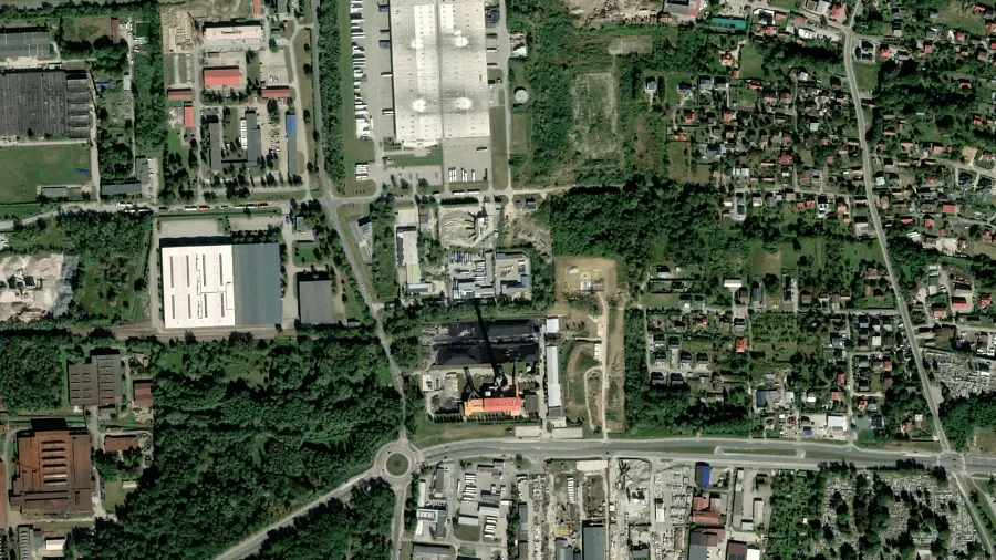 Tehergépkocsik parkolója Silo Trans Szarkowicz Sp. Z O.O. in Tarnów