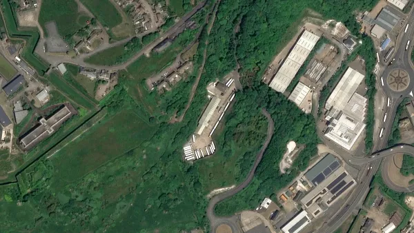 Truck parking lot VEA 2022 in Dover