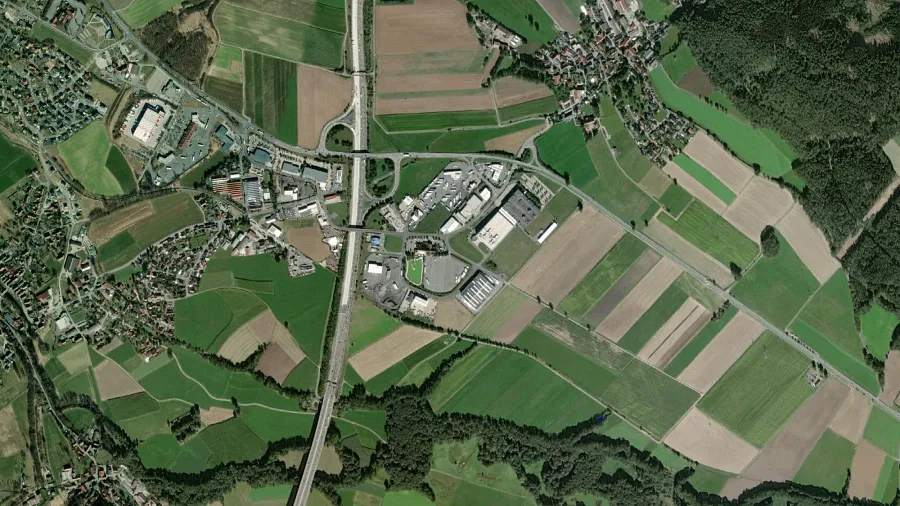 Parkoviště pro nákladní automobily Green Station in Himmelkron