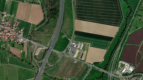 Zona de parcare pentru camioane Autohof în Nörten-Hardenberg