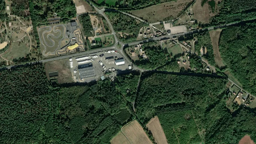 Truck parking lot Perrenot Robineau in Soulitré