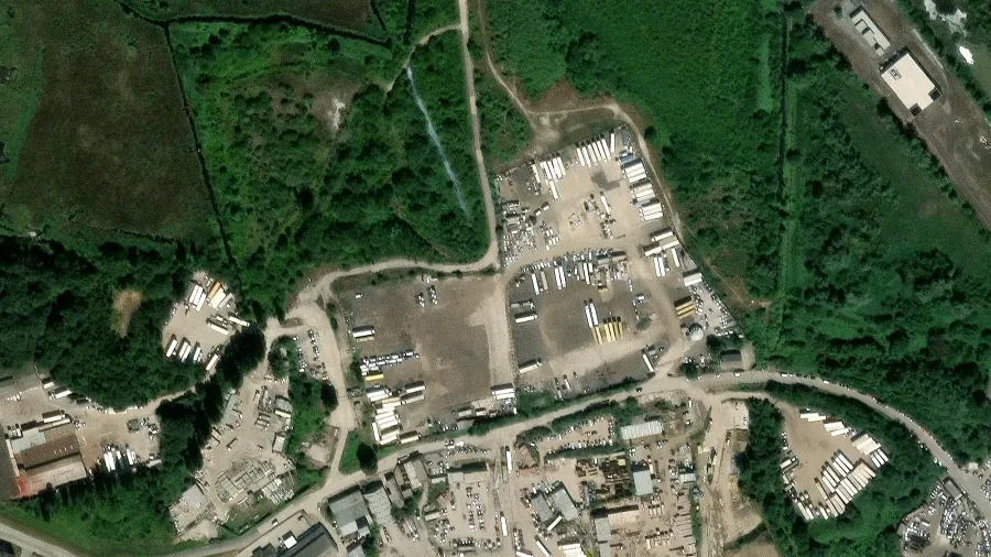 Area di parcheggio per autocarri EU Truckstop Ltd. Swanscombe