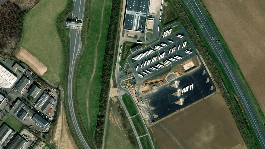 Parkoviště pro nákladní automobily TWV PARK in Labourse