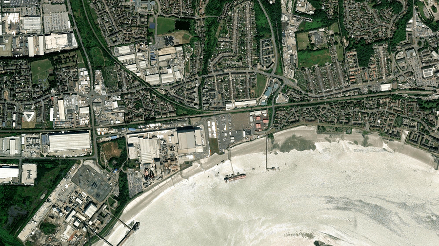 Truck parking lot Purfleet Truck Park in Grays