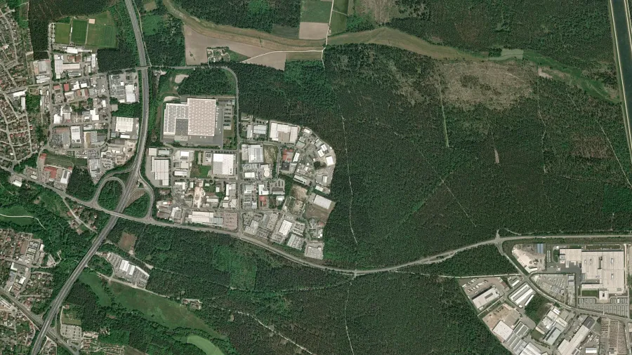 Parkoviště pro nákladní automobily Schmidt Kühltransporte München GmbH in Roth