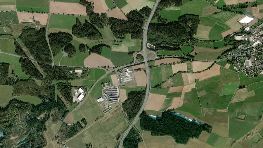 Area di parcheggio per autocarri Autohof Thiersheim