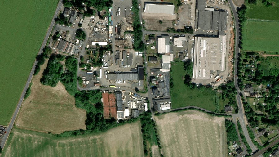 Area di parcheggio per autocarri LKW Wasch Massen Unna