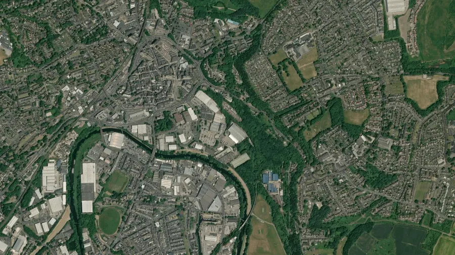 Tehergépkocsik parkolója G Brocklehurst Transport Ltd. in Dewsbury