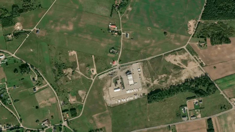 Tehergépkocsik parkolója MTD Butkiewicz in Suwałki (Gmina)