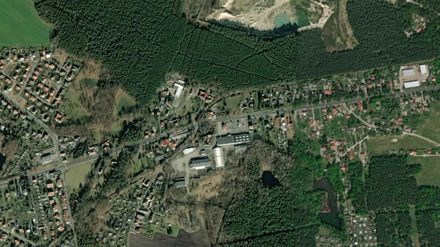 Місце для паркування вантажівок у Hoyerswerda