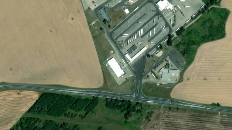 Truck parking lot Citronex Żarska Wieś 2 in Zgorzelec (Gmina)