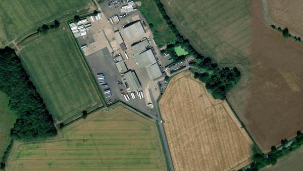 Area di parcheggio per autocarri Mitchell Potatoes Ltd. Rugby