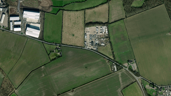 Area di parcheggio per autocarri Glen Transport Services Ltd. Leighton Buzzard