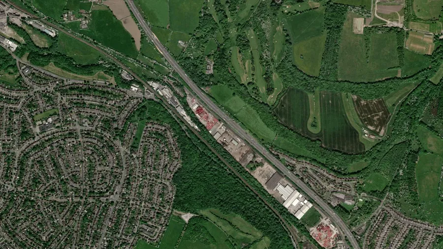 Parking dla ciężarówek Grange Truck Park w Sheffield