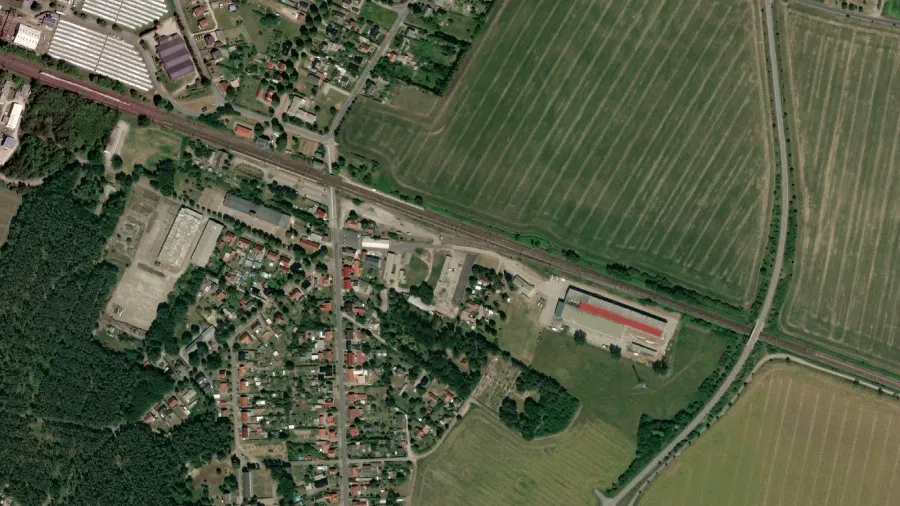 Parkoviště pro nákladní automobily Parkhof in Brahlstorf