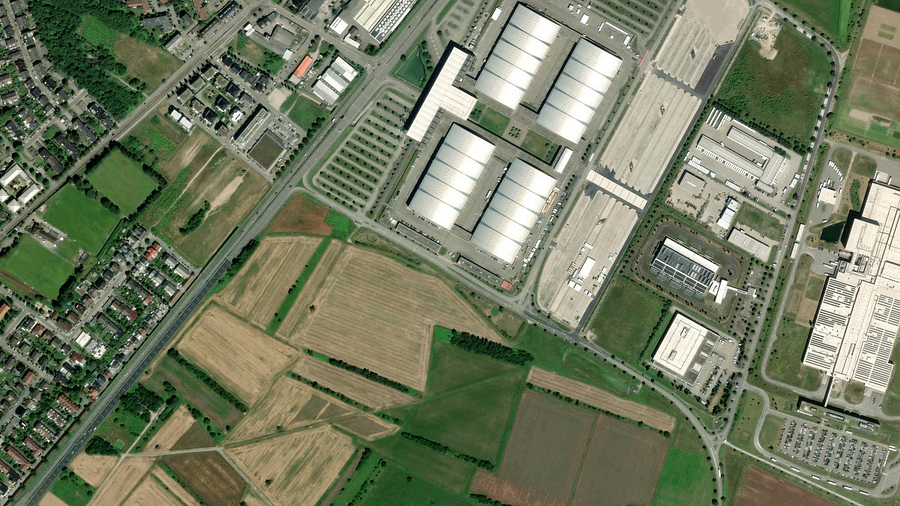 Area di parcheggio per autocarri Messe Karlsruhe Rheinstetten
