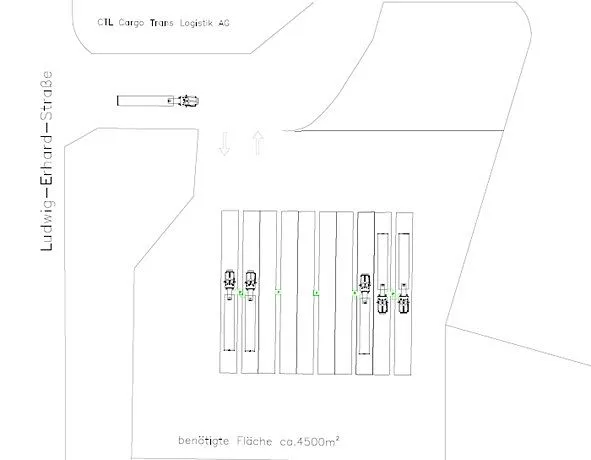 Parkareal Standort des Logistiklagers in Homberg (Efze)