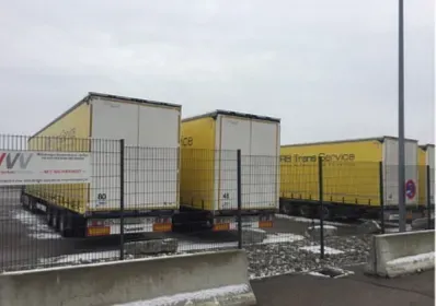 Parkareal Autohof in Wörnitz