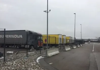 Parkareal Autohof in Wörnitz