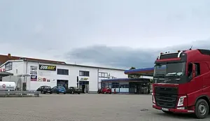 Parkareal GULF Autohof in Treuen