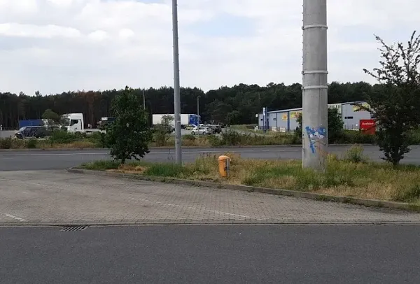 Tehergépkocsik parkolója Lexington Entertainment GmbH in Linthe